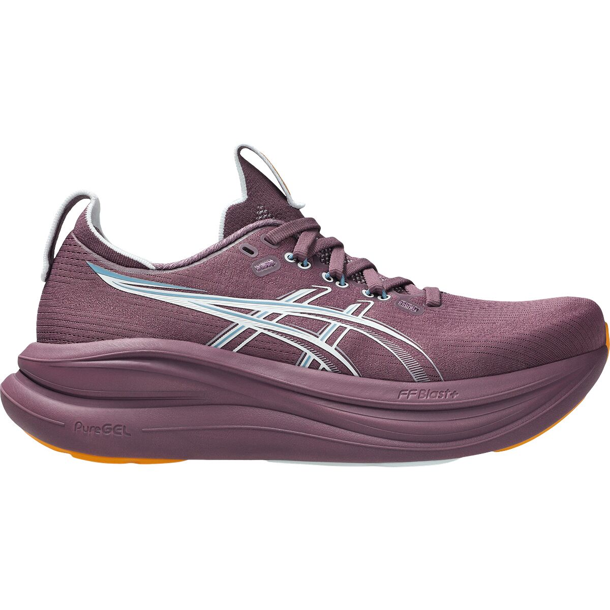 Image of Asics Gel-Nimbus 28 Running Shoe - Women's Velvet Purple/Arctic Blue, 8.5