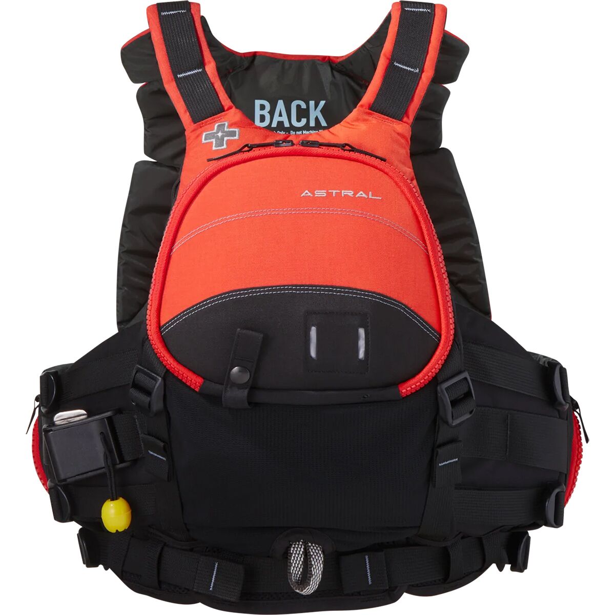 Image of Astral Green Jacket Personal Flotation Device Fire Orange, M/L