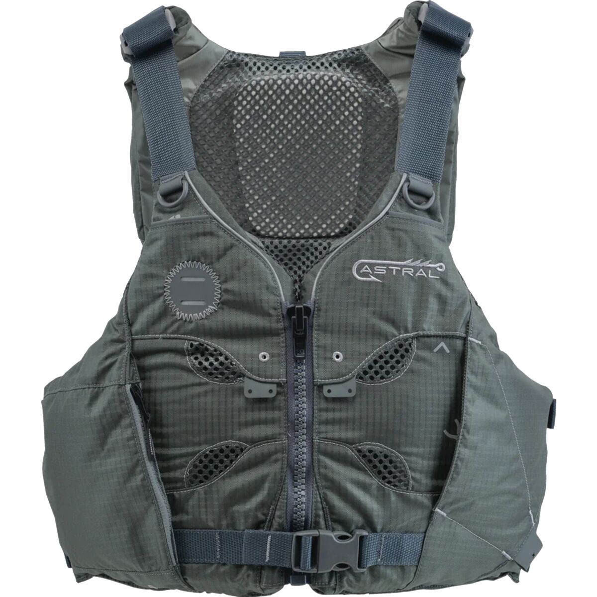 Image of Astral V-Eight Fisher Personal Flotation Device Pebble Gray2, M/L