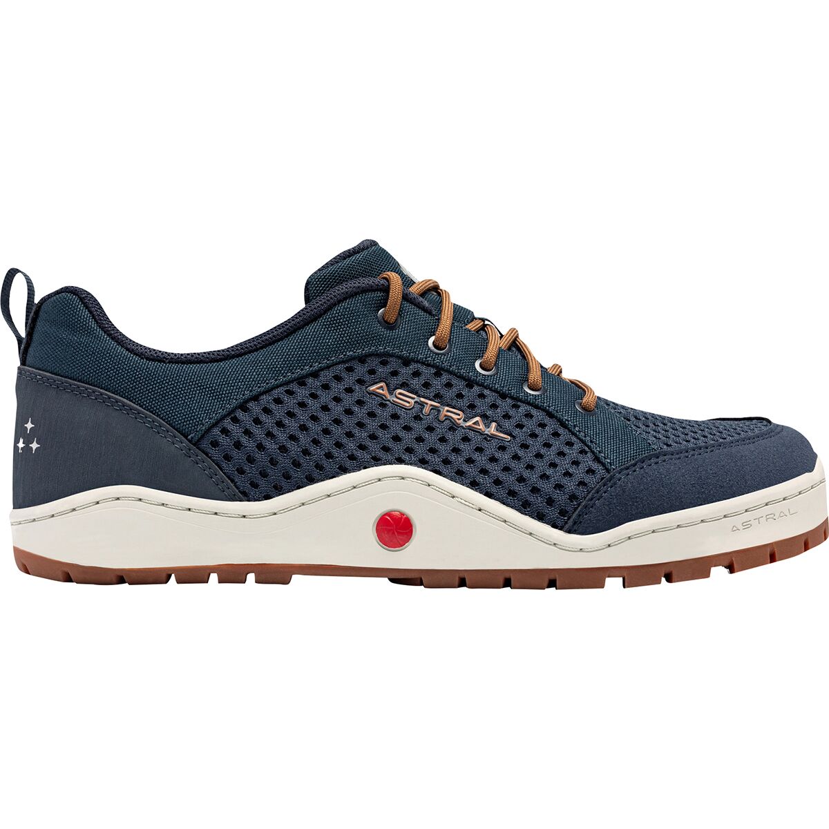 Image of Astral TechYak Water Shoe Navy Brown, Mens 5.5/Womens 6.5