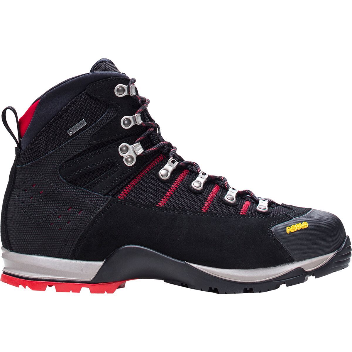 Asolo Fugitive GORE-TEX Boot - Men's Black/Red, 8.0