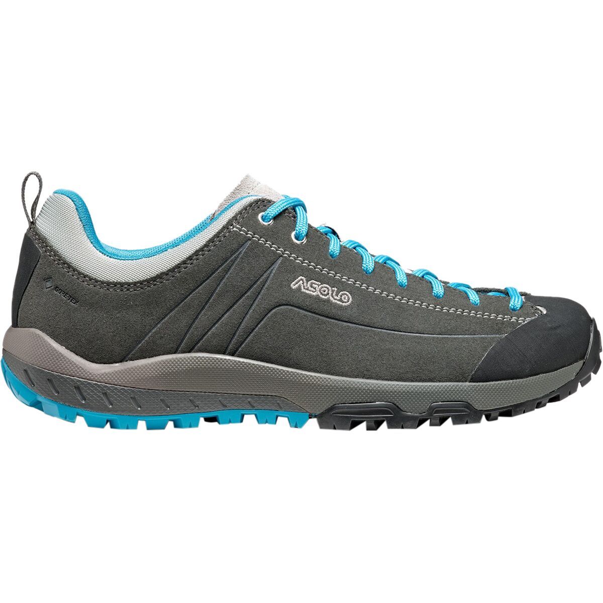 Asolo Space GV Hiking Shoe - Women's Graphite/Cyan Blue, 8.5