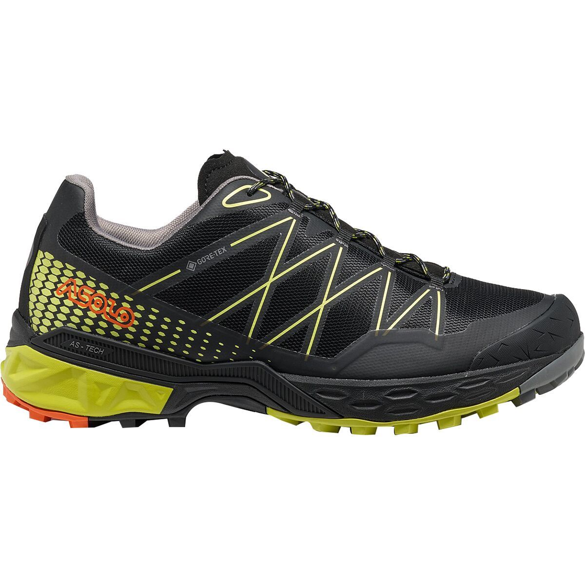 Asolo Tahoe GTX Hiking Shoe - Men's Black/Safety Yellow, 9.5