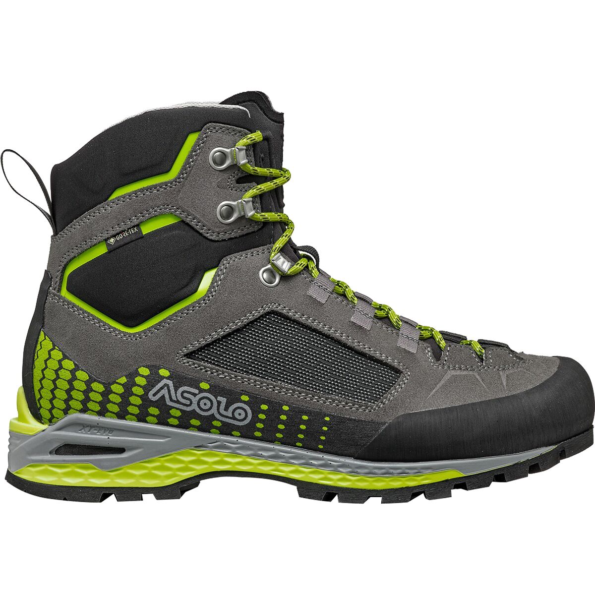Asolo Asolo Freney Evo Mountaineering Boot - Men's Graphite/Green Lime, 11.0