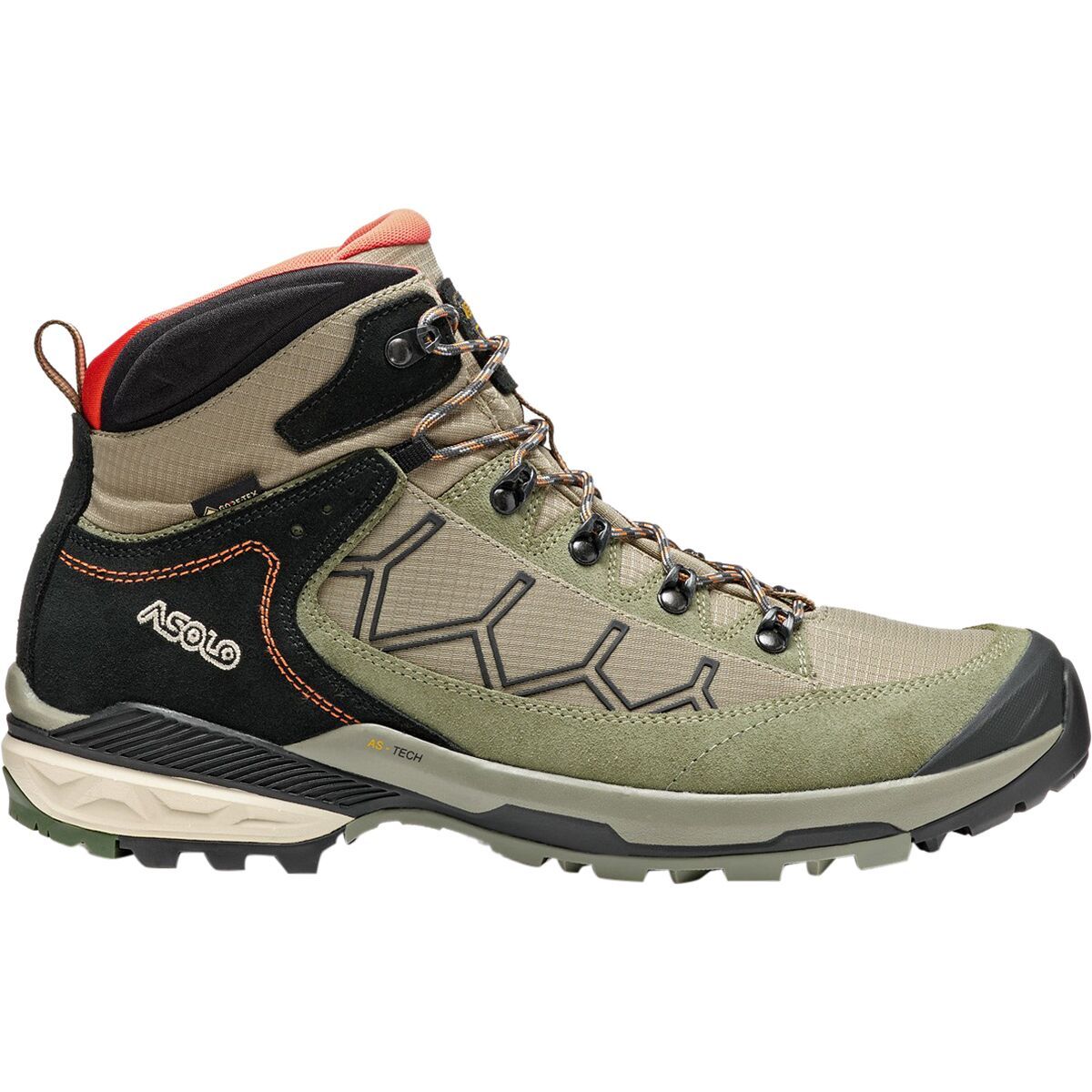 Asolo Falcon Evo GV Hiking Boot - Men's Dry Weeds/Trance Buzz, 9.5