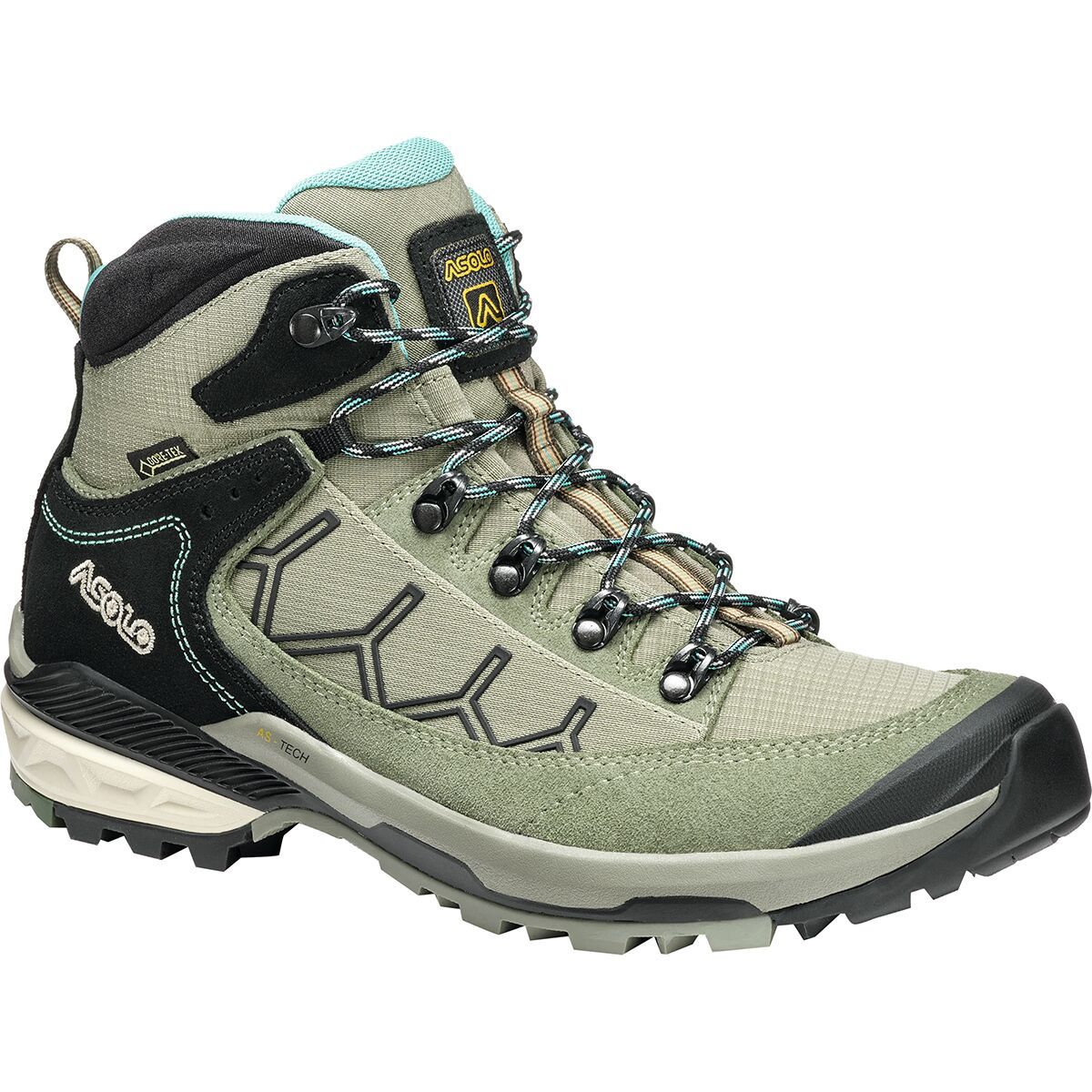 Asolo Falcon Evo GV Hiking Boot - Women's Dry Weeds/Aqua Green, 6.0