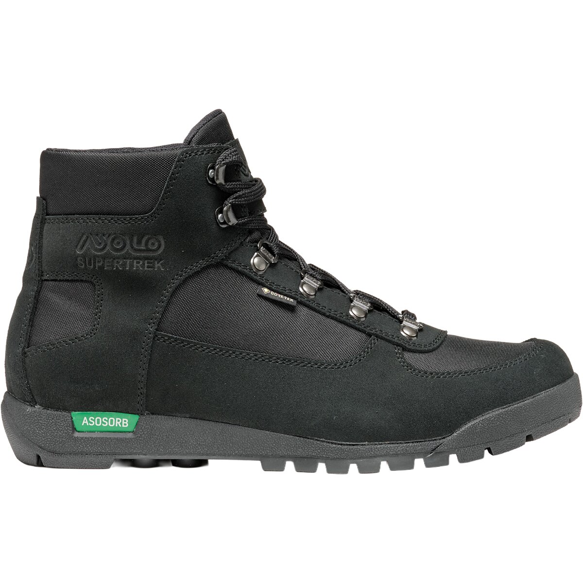 Image of Asolo Supertrek GV Hiking Boot - Women's Black/Black, 9.5