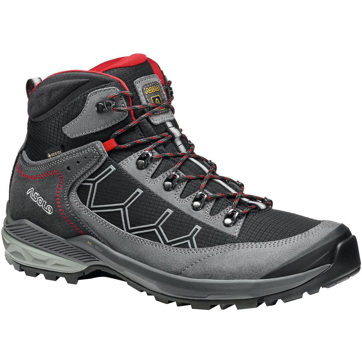 Image of Asolo Falcon Evo GV Hiking Boot - Men's Grey/Black, 11.5