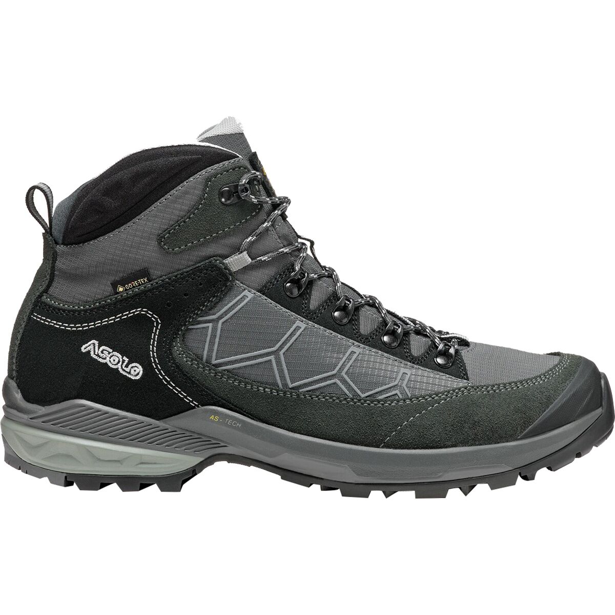 Image of Asolo Falcon Evo GV Hiking Boot - Men's Light Black/Graphite, 9.0