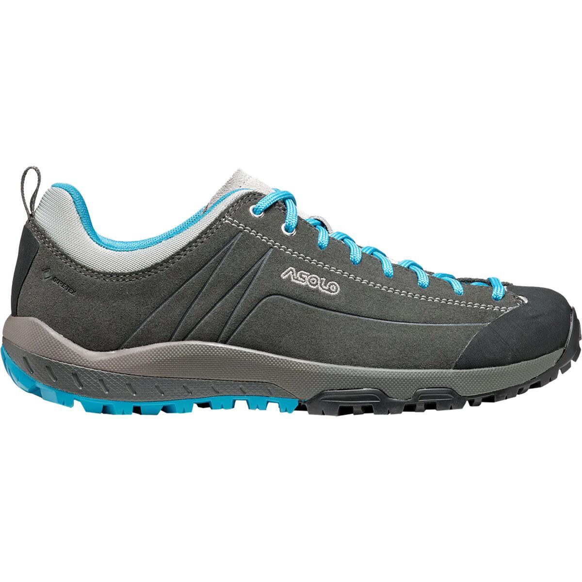 Image of Asolo Space GV Hiking Shoe - Women's Graphite/Cyan Blue, 7.0