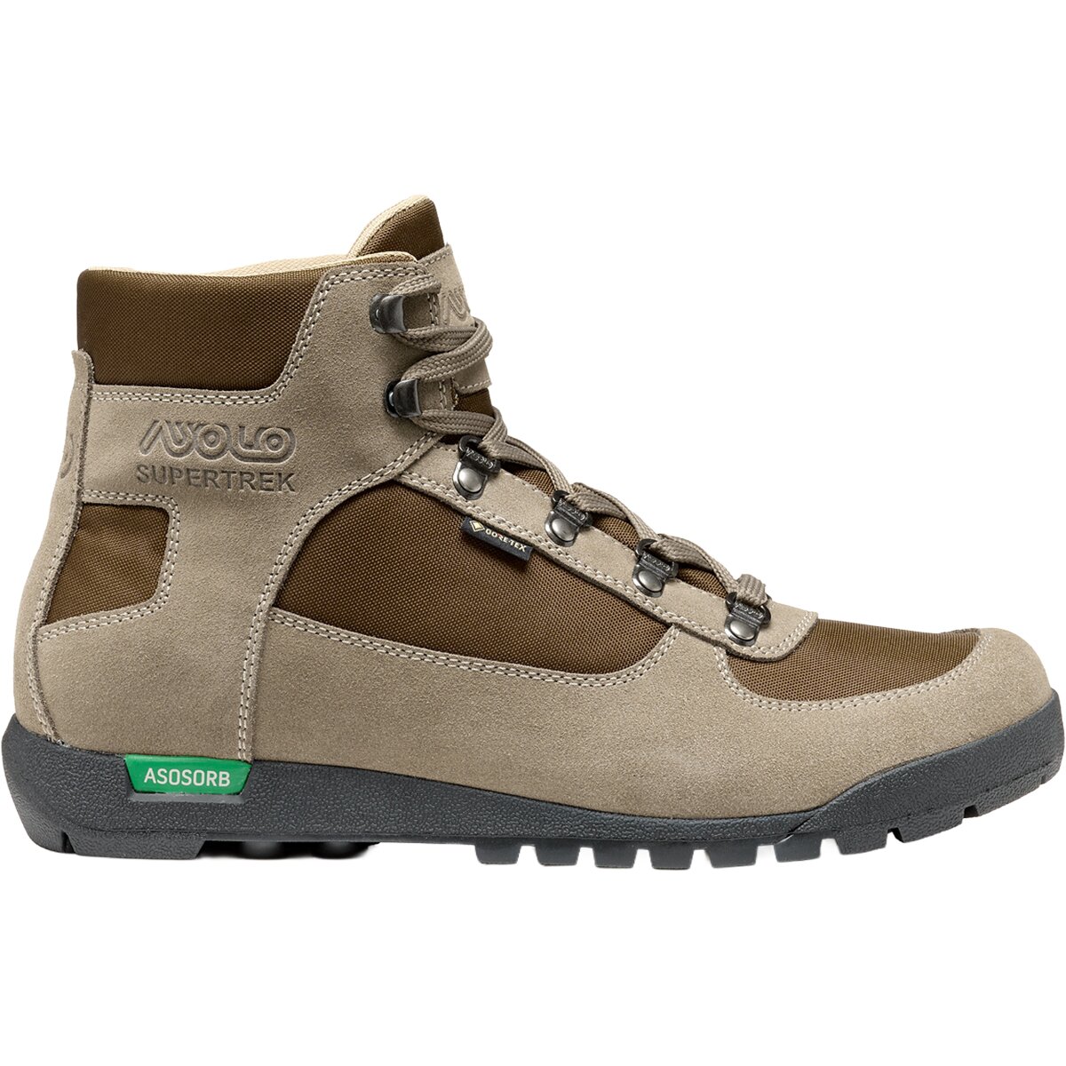 Image of Asolo Supertrek GTX Hiking Boot - Men's Wool/Desert Beige, 10.0