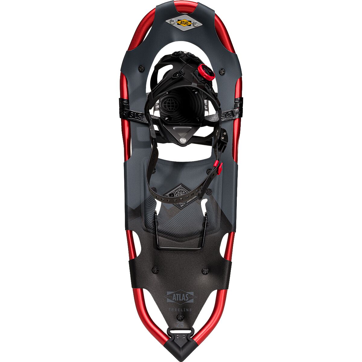Image of Atlas Snowshoes Treeline Snowshoe - Men's Red, 30in