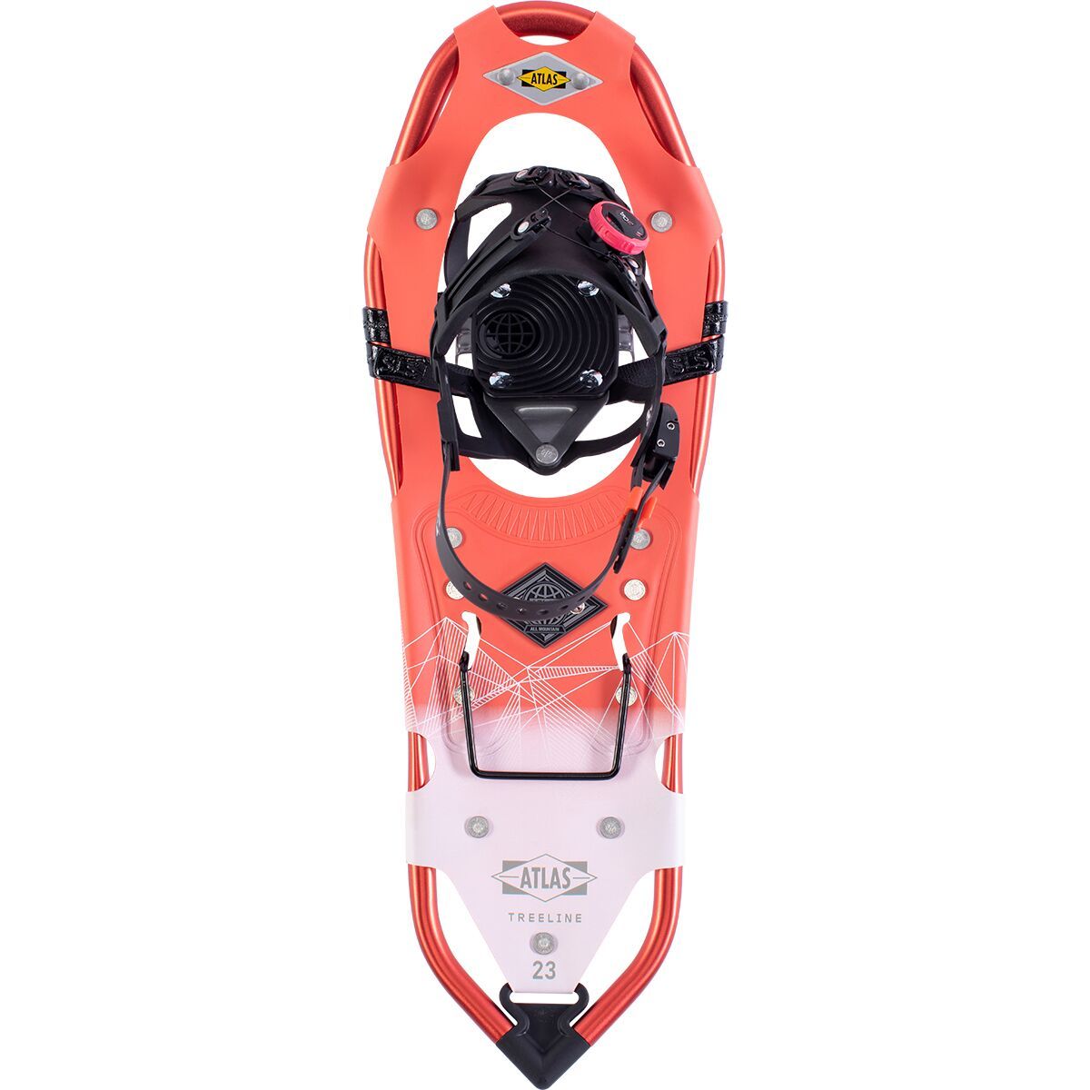 Image of Atlas Snowshoes Elektra Treeline Snowshoe - Women's Red, 23in