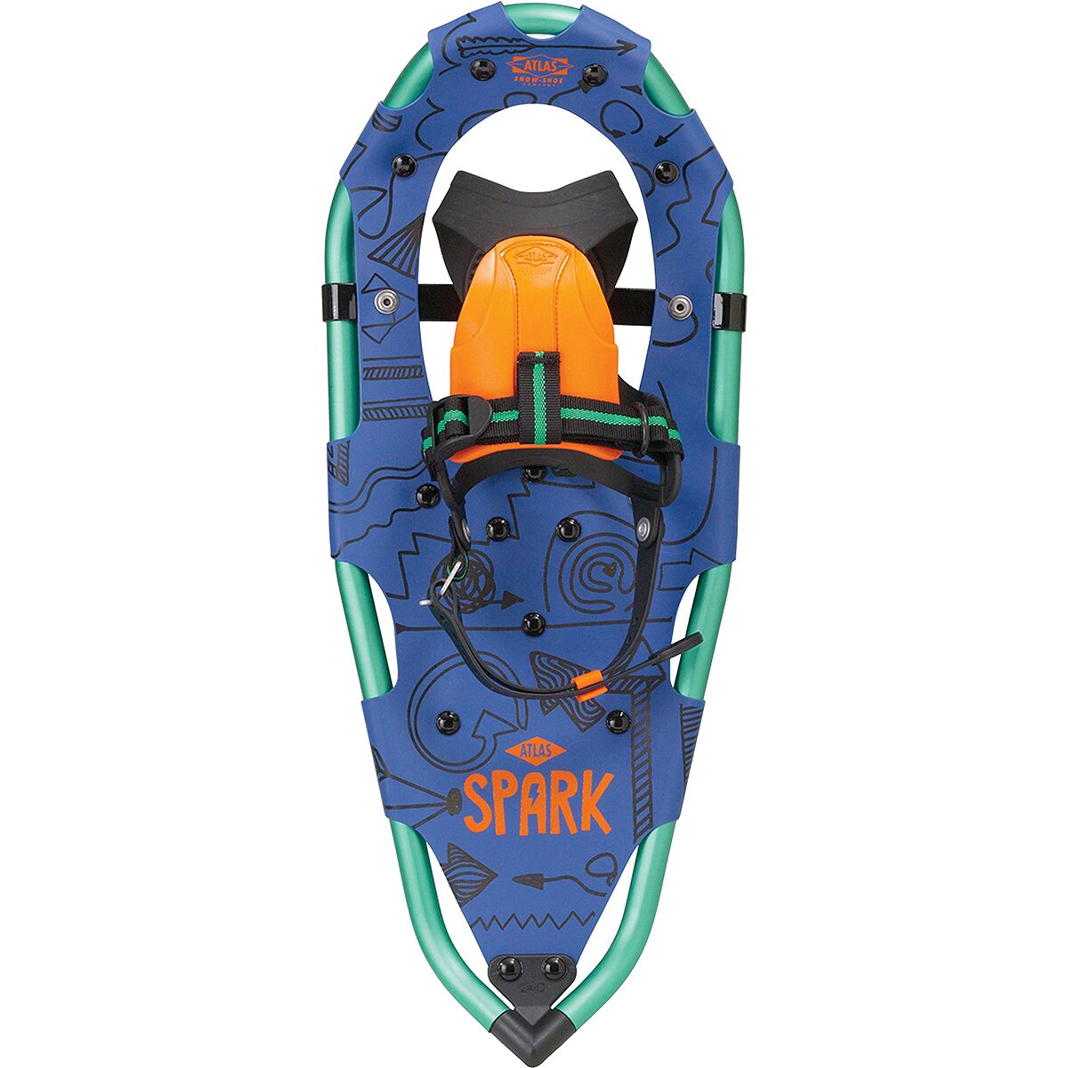 Image of Atlas Snowshoes Spark Snowshoe - Kids' BLUE, 20in