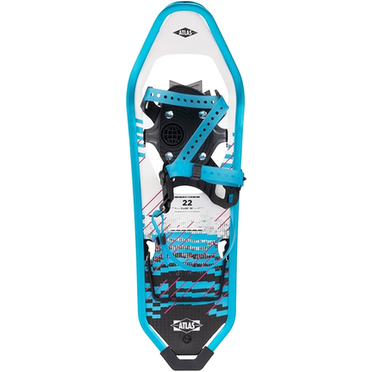 Atlas Snowshoes Atlas Snowshoes Range BC Snowshoe - Women's Cyan Blue, 26in