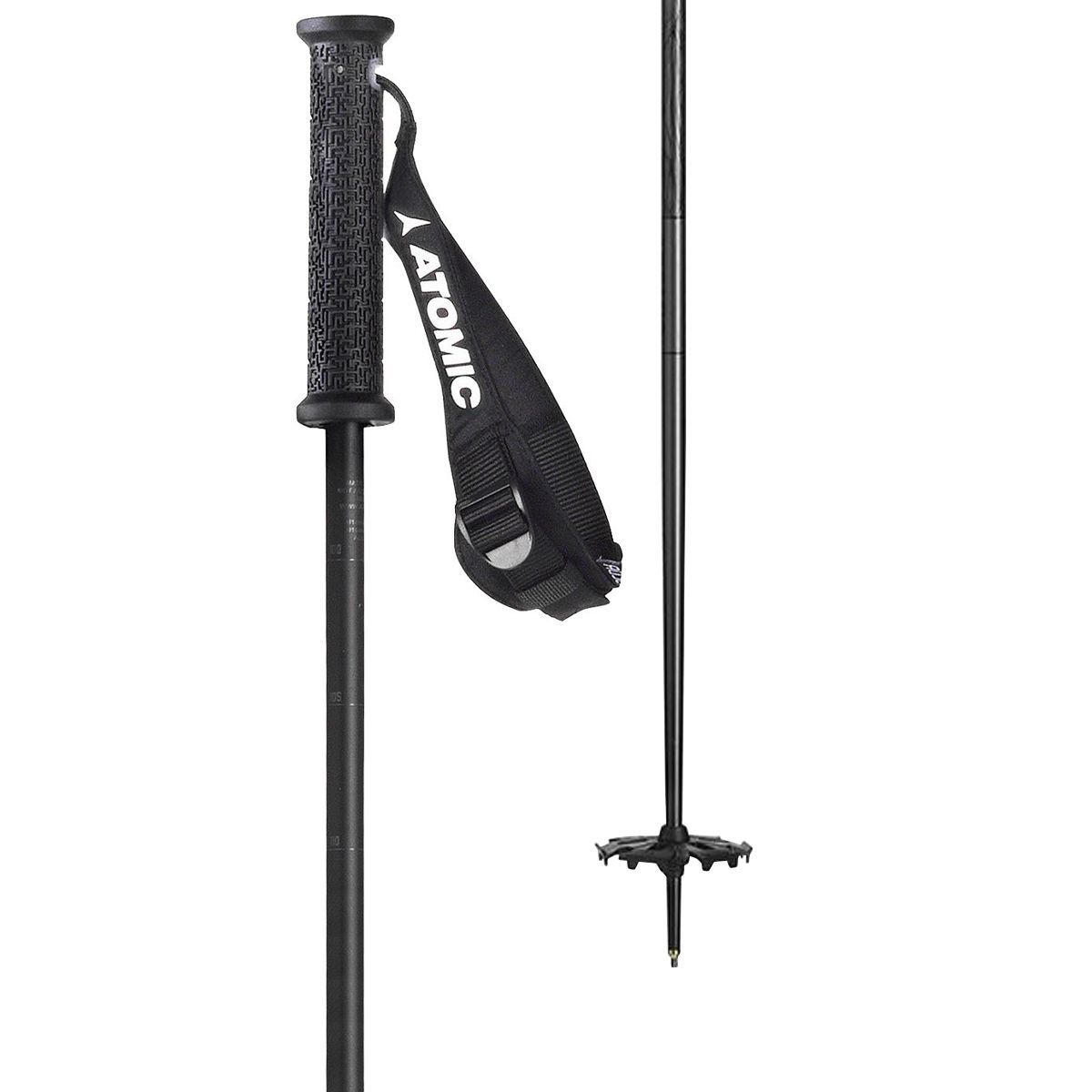 Image of Atomic Backland FR Ski Poles Black, One Size