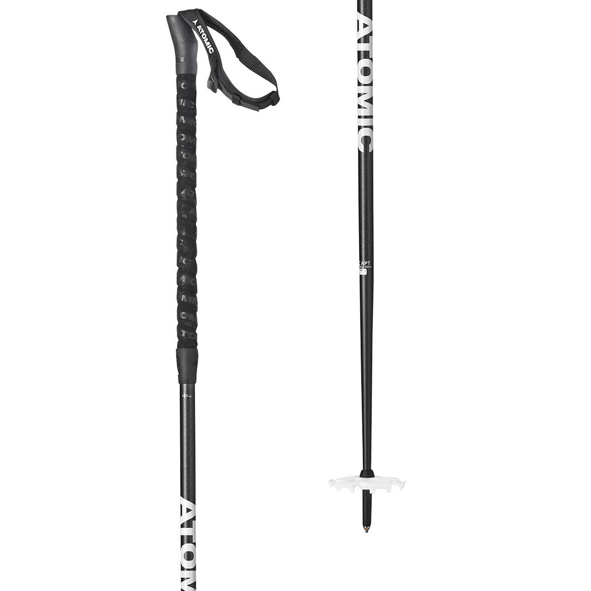 Atomic BCT Freeride SQS Ski Poles Black/White, 110cm