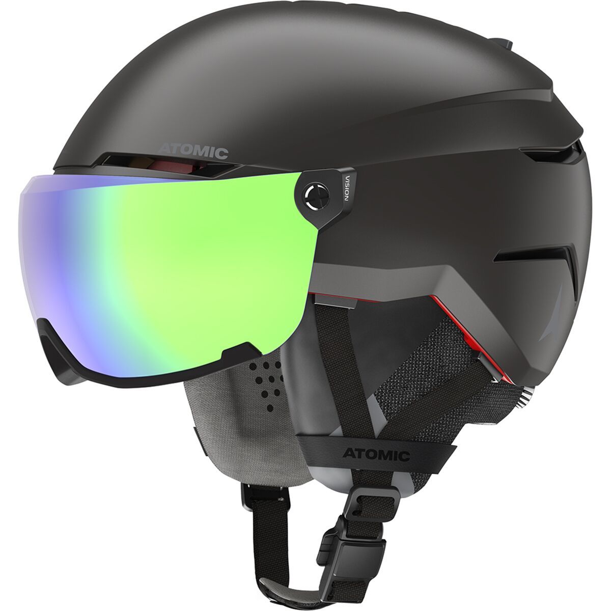Image of Atomic Savor Amid Visor Hd Helmet Black, 51-55cm