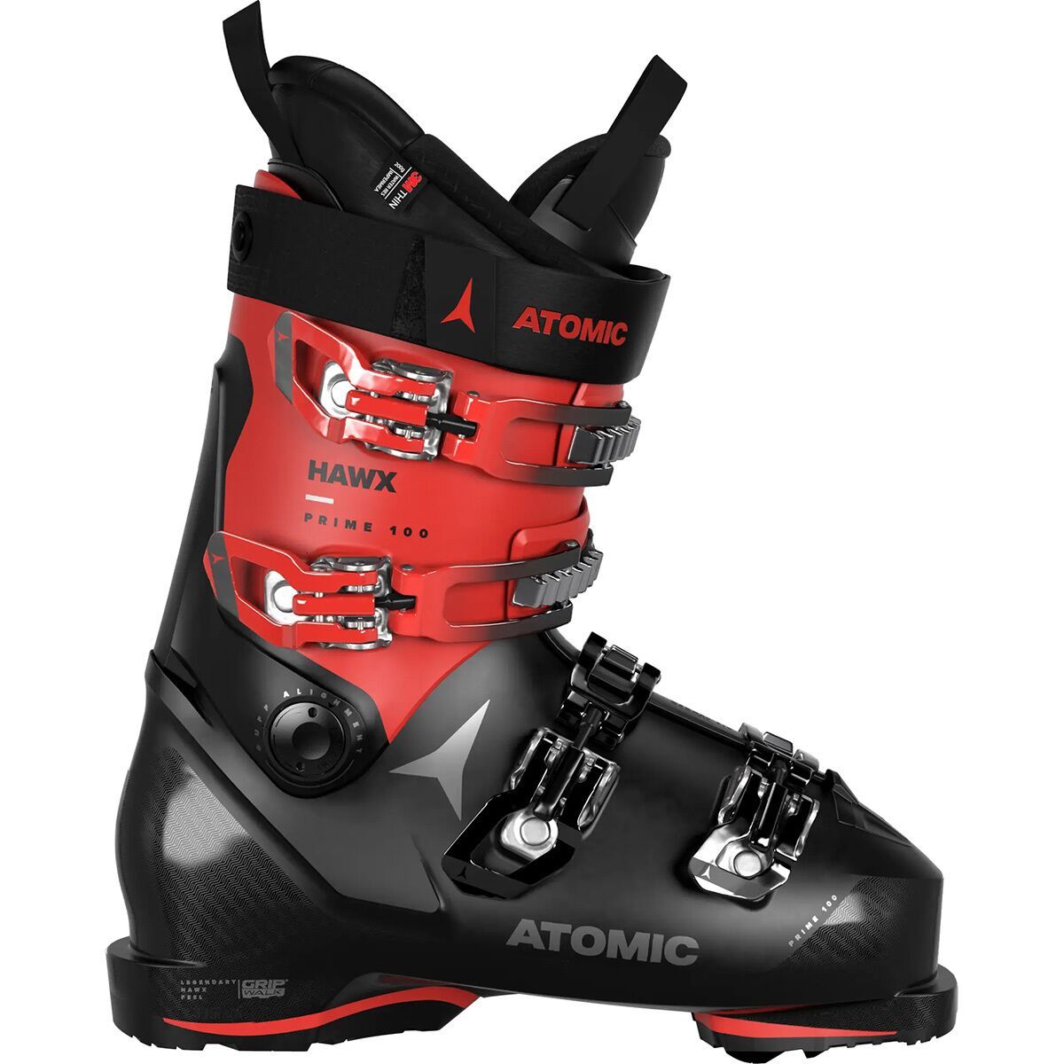 Atomic Hawx Prime 100 Ski Boot Black/Red, 30.0/30.5
