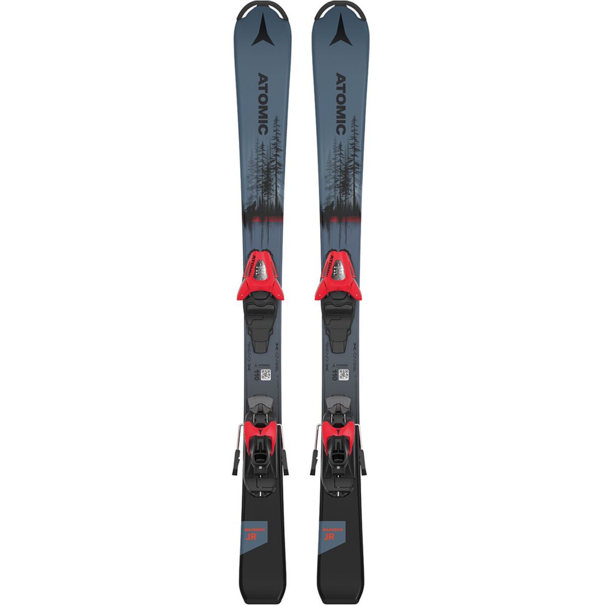 Atomic Maverick Jr + C5 Gw Ski - Kids' Metalic Blue, 100cm
