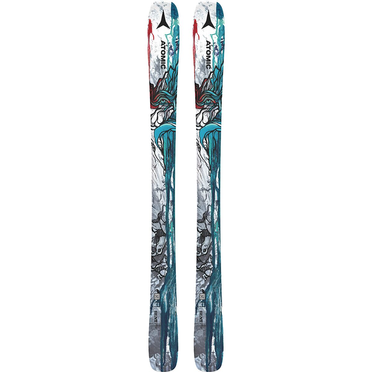 Atomic Bent Jr 110-130 Ski - Kids' Blue/Red, 130cm | eBay