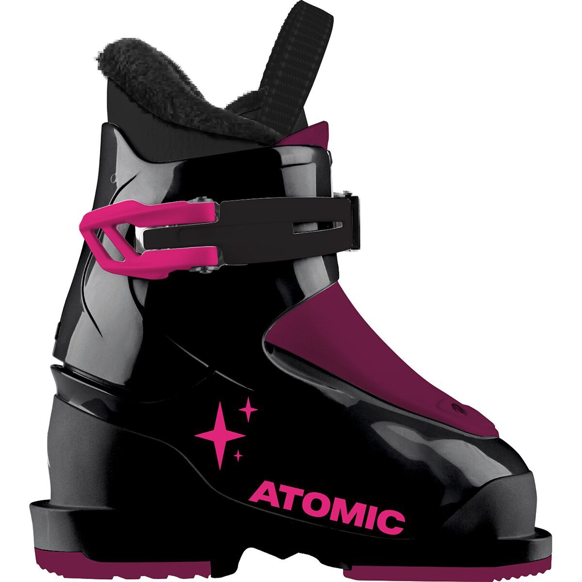 Atomic Hawx 1 Boot - Kids' Black/Violet/Pink, 16.0