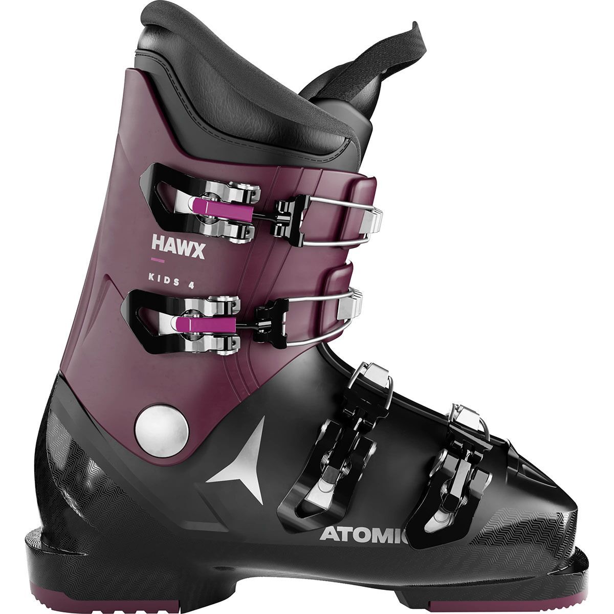 Atomic Hawx 4 Boot - Kids' Black/Violet/Pink, 26.0/26.5