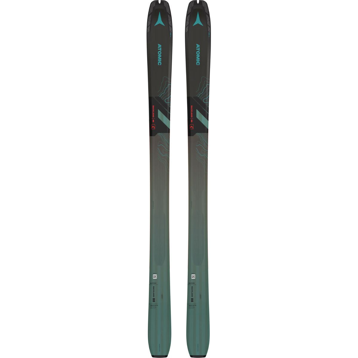 Atomic Backland 88 Ski - 2024 Black/Blue/White, 169cm