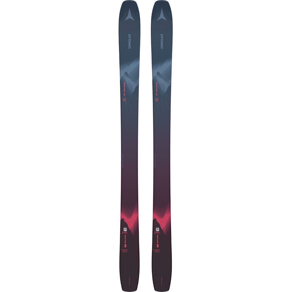Atomic Backland 98 Ski - 2024 - Women's Blue Grey/Maroon, 156cm