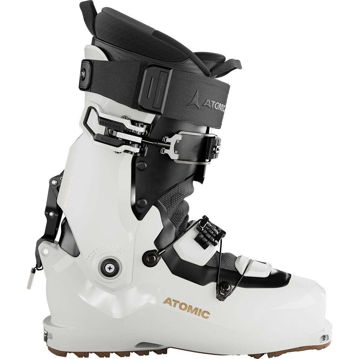 Image of Atomic Backland XTD 105 GW Boot - 2026 - Women's White/Black/Gold, 25.0/25.5