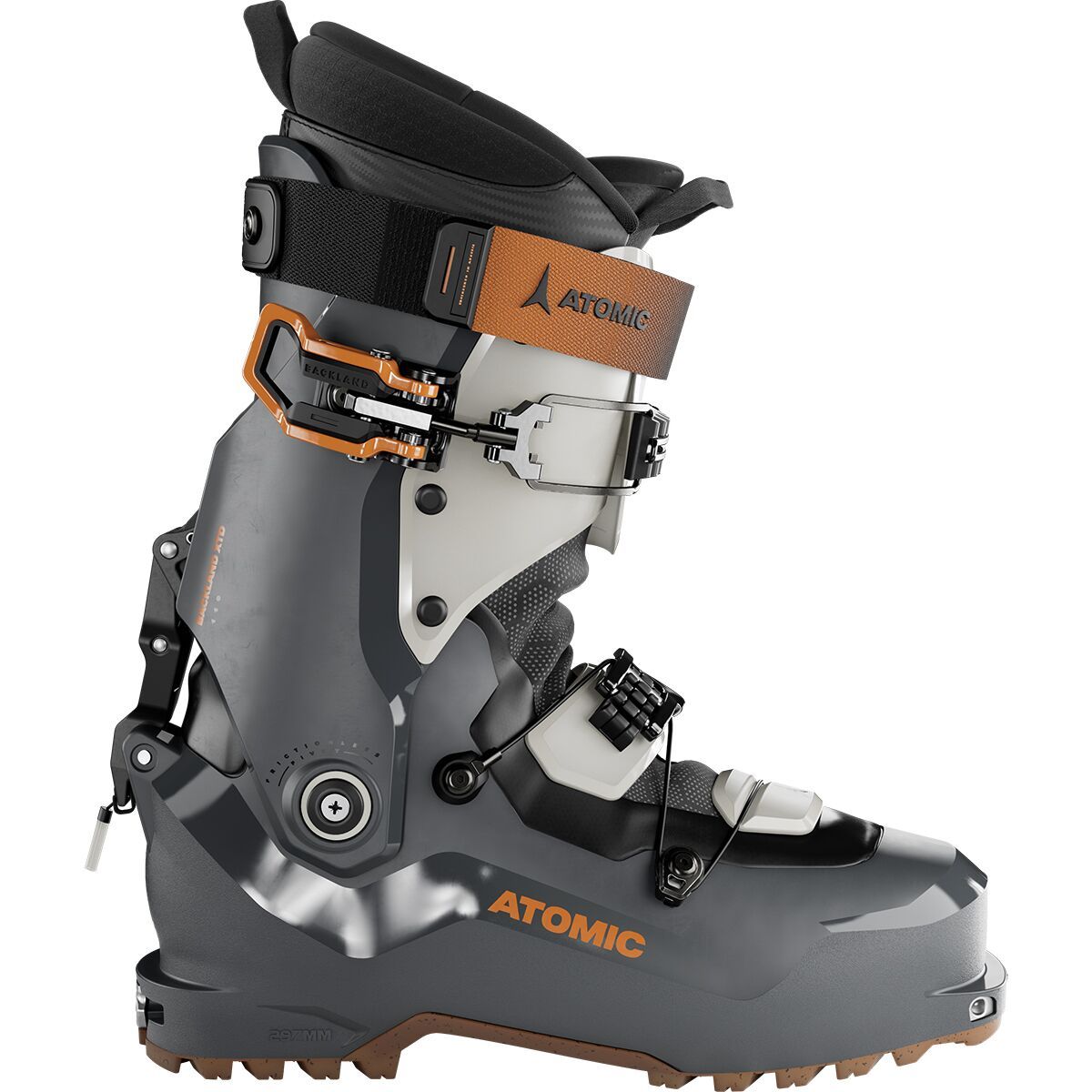 Atomic Backland XTD 110 Boot - 2025 Storm/Stone F04/Orange, 28.0/28.5