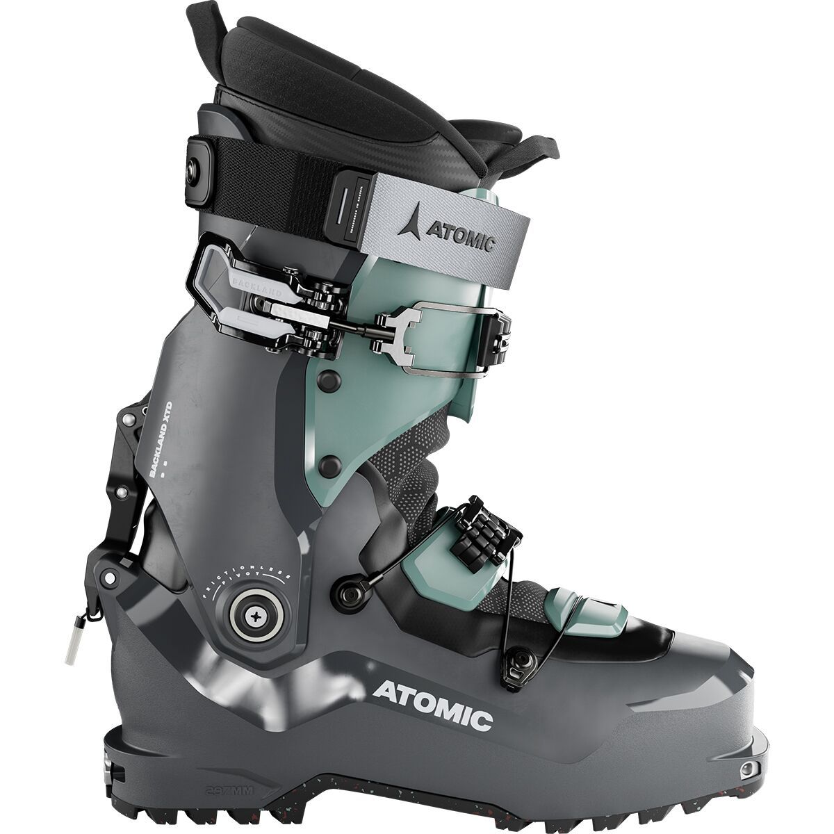 Image of Atomic Backland XTD 95 Boot - 2026 - Women's Storm/Aqua, 27.0/27.5
