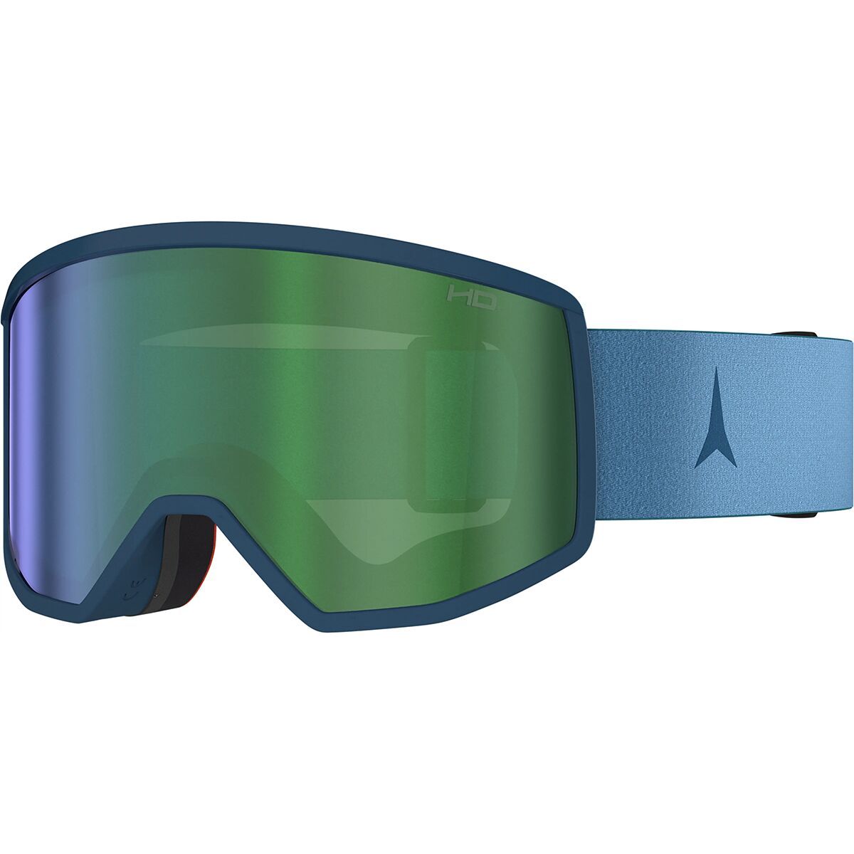 Image of Atomic Four HD Goggles Deep Ocean/Green HD, One Size