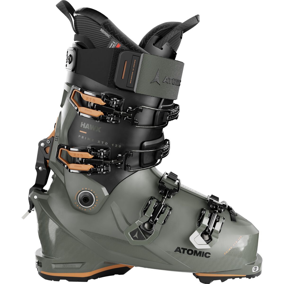 Atomic Hawx Prime XTD 120 GW Boot - 2024 Army Green-X/Black/Orange, 24.0/24.5