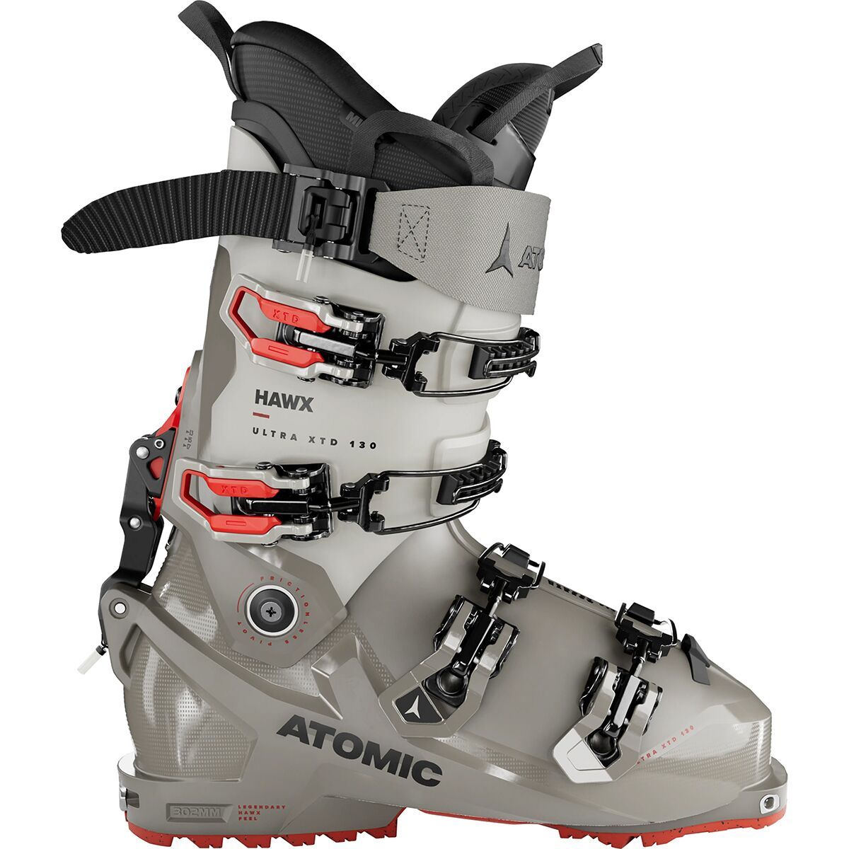 Atomic Hawx Ultra XTD 130 GW Boot - 2024 Cement/Stone/Red, 26.0/26.5