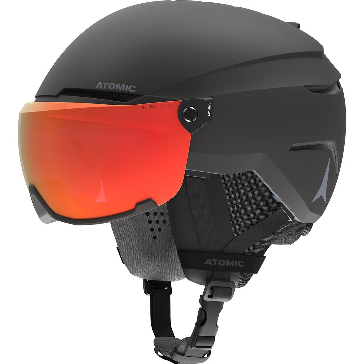 Atomic Savor Visor Photo Helmet Black, 59-63cm
