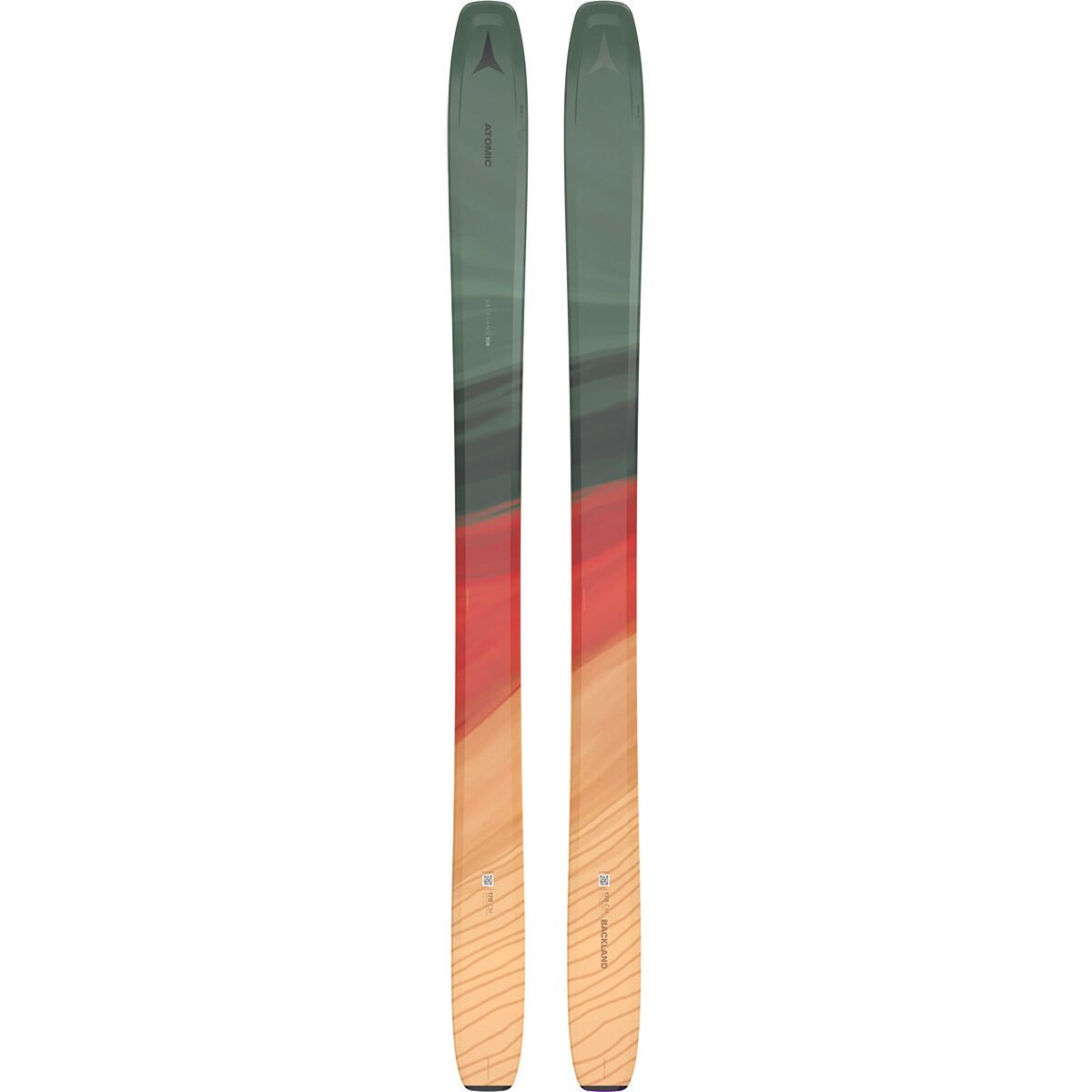 Image of Atomic Backland 108 Ski - 2026 - Women's Kakhi/Red/Sandd, 176cm