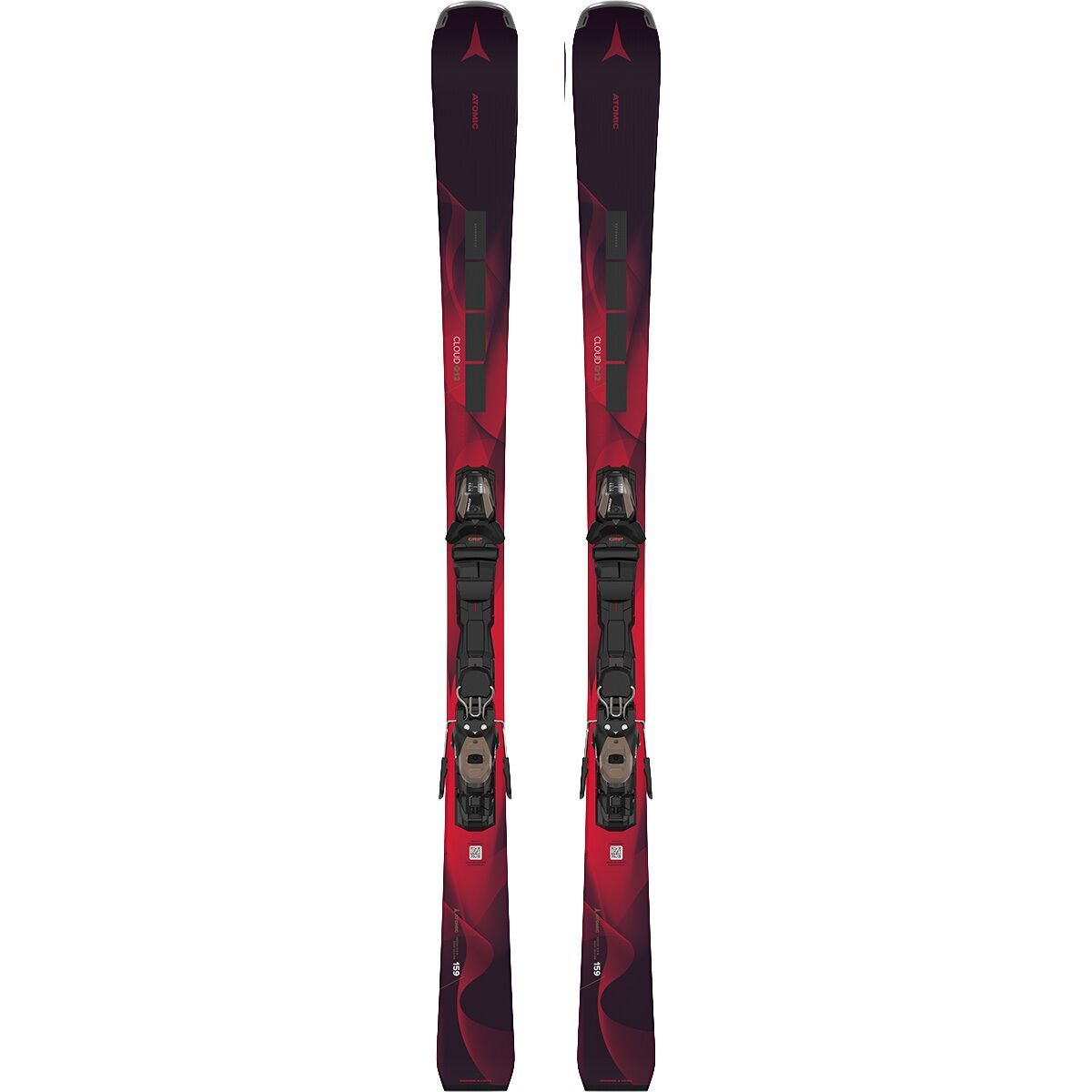 Image of Atomic Cloud Q12 Revoshock C + M 10 GW Ski - 2026 Maroon Red/Red, 159cm