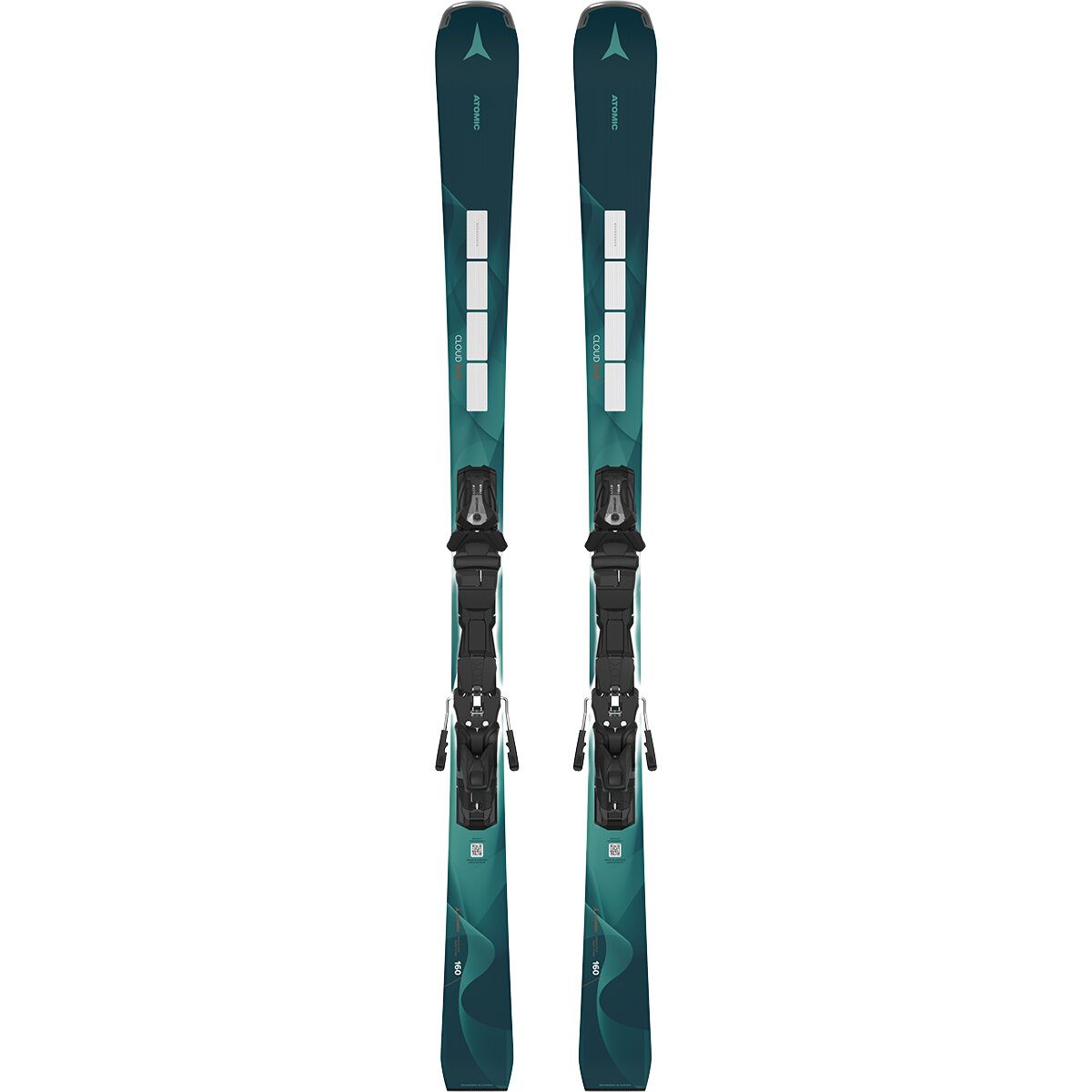Image of Atomic Cloud Q14 Revoshock S + Mi 12 GW Ski - 2026 Petrol, 152cm