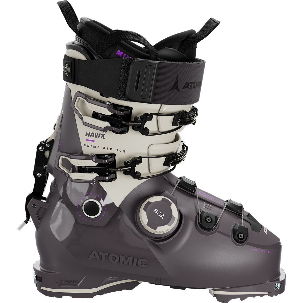 Image of Atomic Hawx Prime XTD 105 Boa GW AT Boot - 2026 - Women's Not Purple/Stone, 25.0/25.5