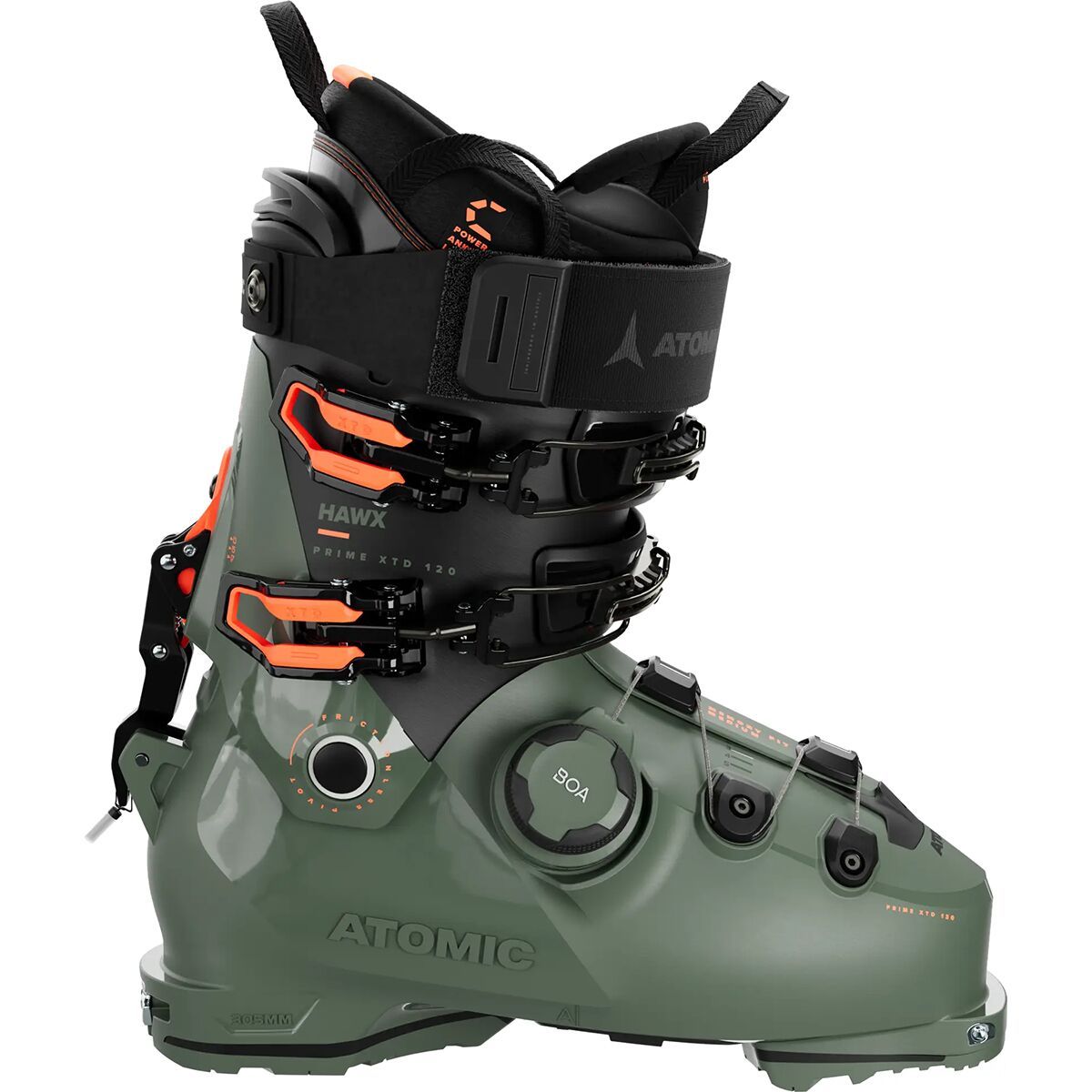 Image of Atomic Hawx Prime XTD 120 Boa GW AT Boot - 2026 Army Green/Orange, 27.0/27.5