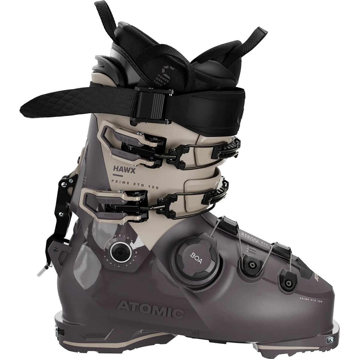 Image of Atomic Hawx Prime XTD 130 BOA GW AT Boot - 2025 Not Purple/Cement, 25.0/25.5