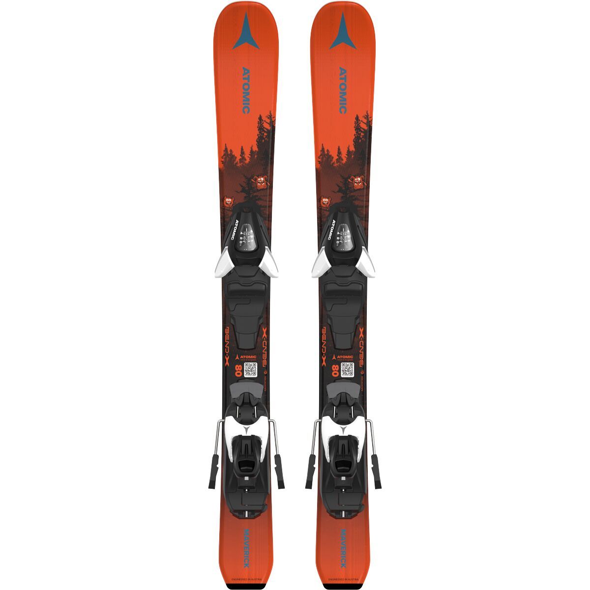 Image of Atomic Maverick Jr 70-90 + C 5 GW Ski - 2026 - Kids' Orange/Black, 90cm