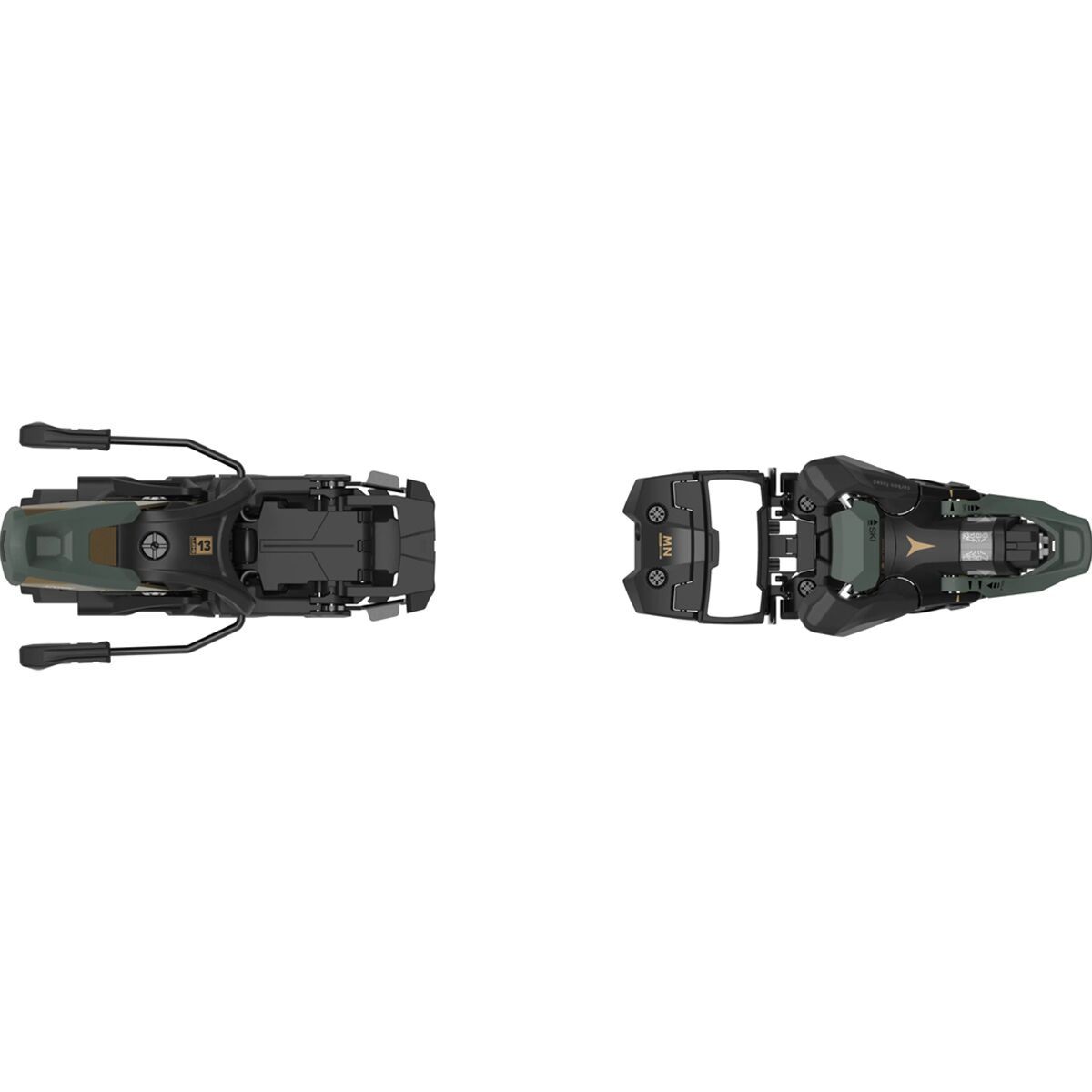 Atomic Shift2 13 MN Alpine Touring Binding - 2025 Black/Green/Bronze, SH90