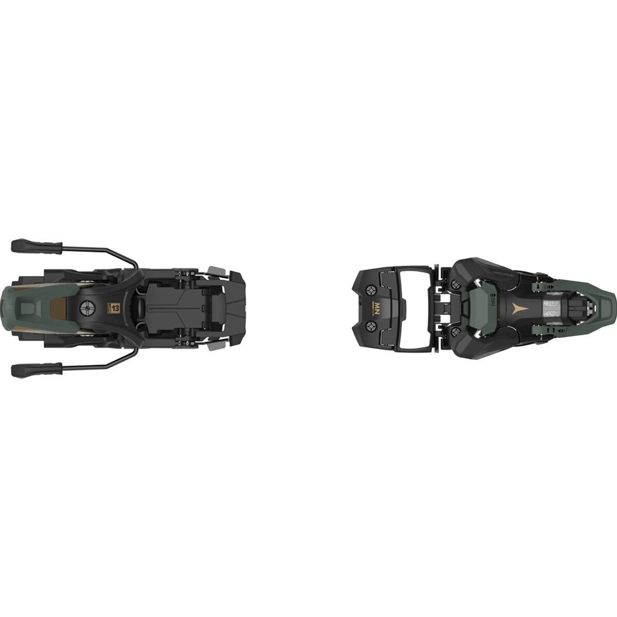 Image of Atomic Shift2 13 MN Alpine Touring Binding - 2027 Black/Green/Bronze, SH110