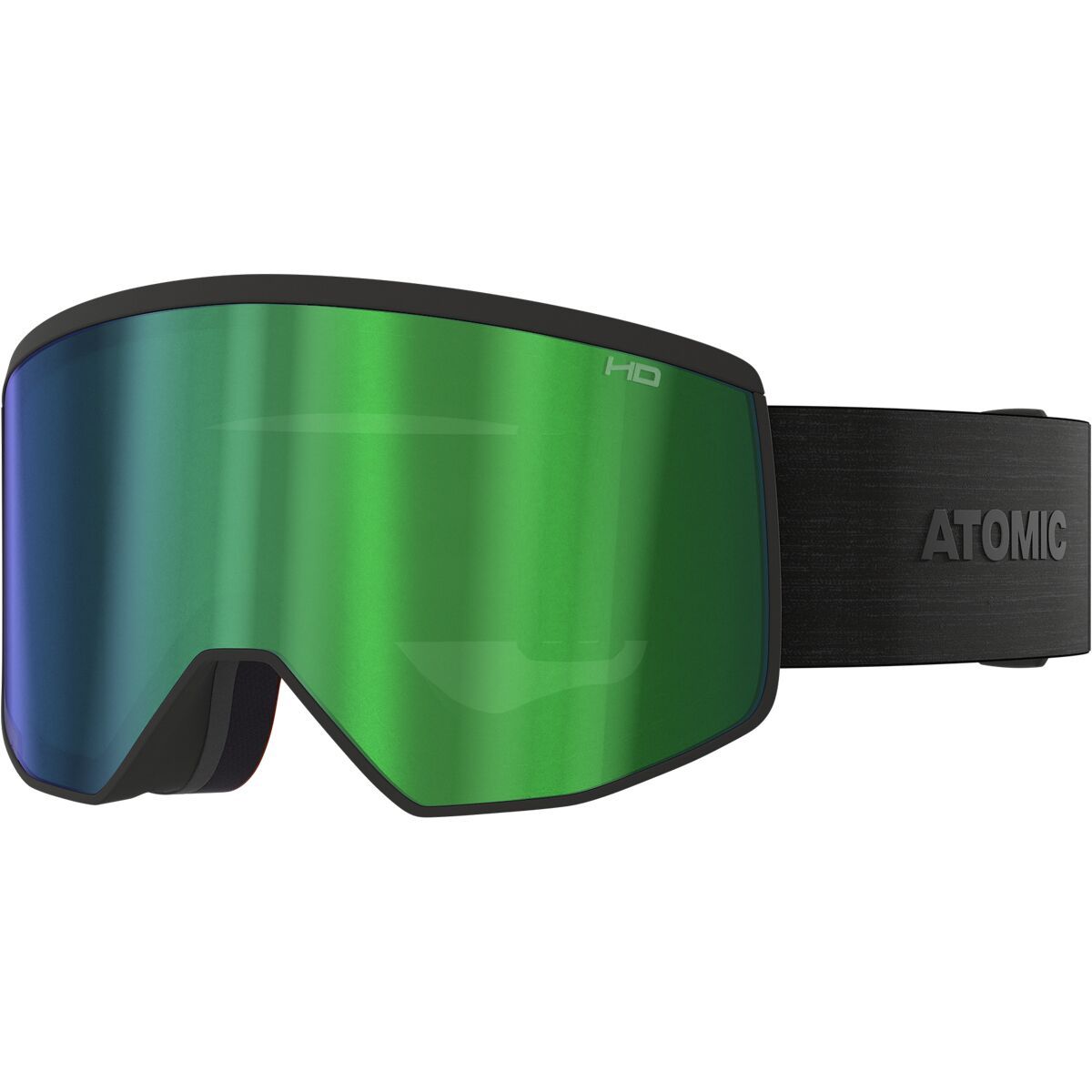 Image of Atomic Four Pro L HD Goggles Black/Green HD, One Size