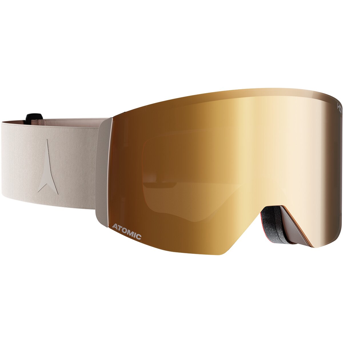 Image of Atomic Four Q L HD Photo Goggles Sand/Amber Gold HD Photo, One Size