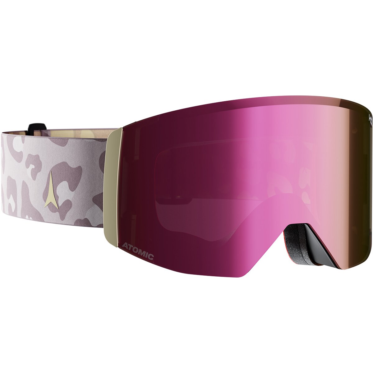 Image of Atomic Four Q L HD Signature Goggle - Amie Engebretson Wild Concrete/Pink Copper HD, One Size