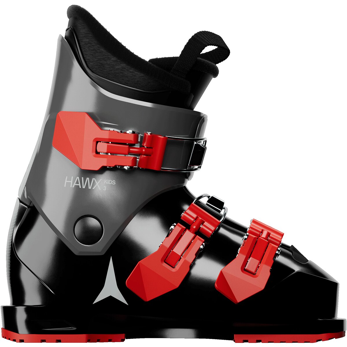 Image of Atomic Hawx 3 Boot - 2027 - Kids' Black/Limestone/Red, 22.0/22.5