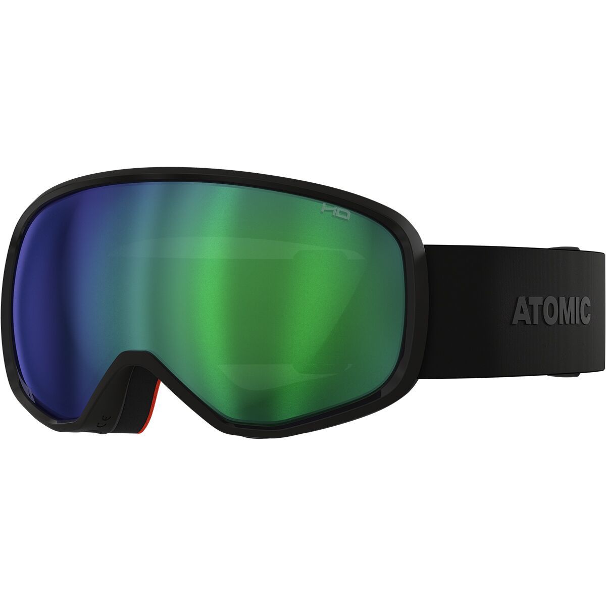 Image of Atomic Revent M HD Goggles Black/Green HD, One Size